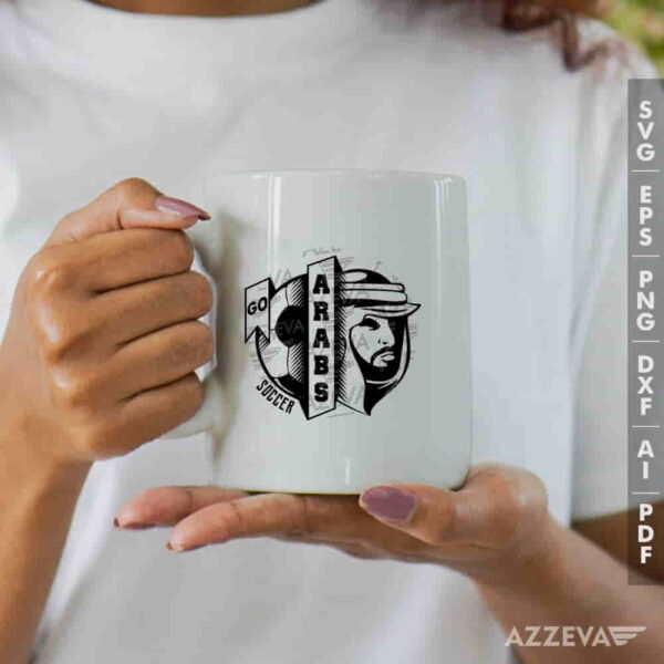 Arabs Soccer SVG Mug Design azzeva.com 22100598