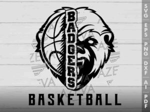 Badgers Basketball SVG Design azzeva.com 22100362