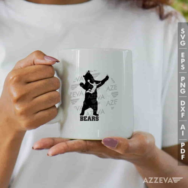 Bears Basketball SVG Mug Design azzeva.com 22100111