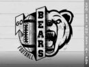 Bears Football SVG Design azzeva.com 22100452