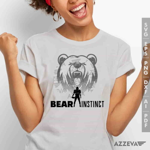Bears Football SVG Tshirt Design azzeva.com 22100704