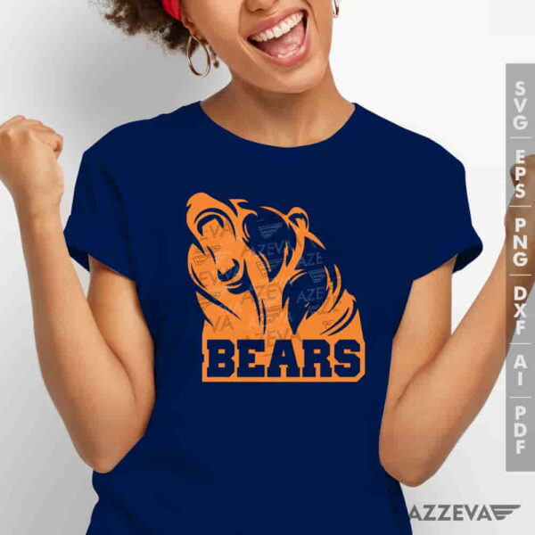 Bears Mascot SVG Tshirt Design azzeva.com 22100563