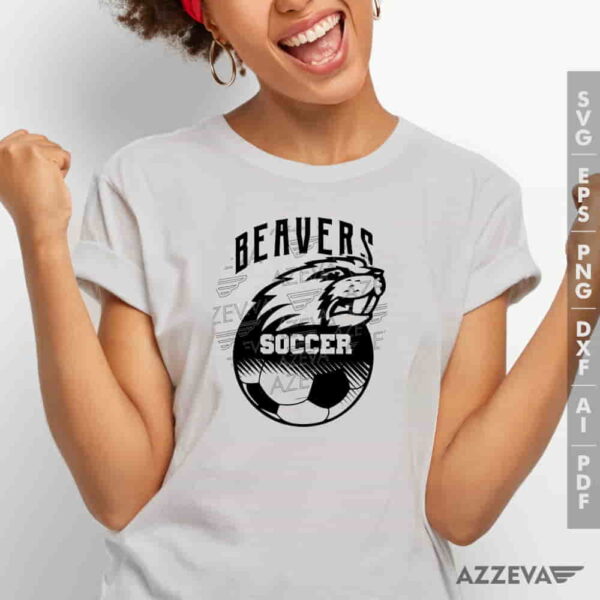 Beavers Soccer SVG Tshirt Design azzeva.com 22100647
