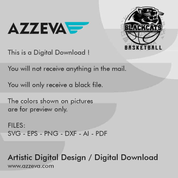 Blackcats Basketball SVG Design Read me azzeva.com 22100215