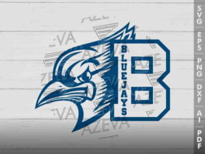 Blue Jays With B Letter SVG Design azzeva.com 22100020