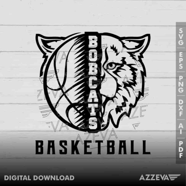 Bobcats Basketball SVG Design azzeva.com 22100870