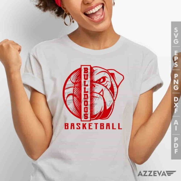 Bulldogs Basketball SVG Tshirt Design azzeva.com 22100855