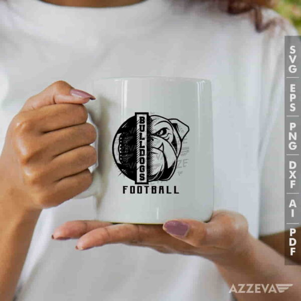 Bulldogs Football SVG Mug Design azzeva.com 22100518