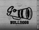 Bulldogs Go Megaphone SVG Design azzeva.com 22100716
