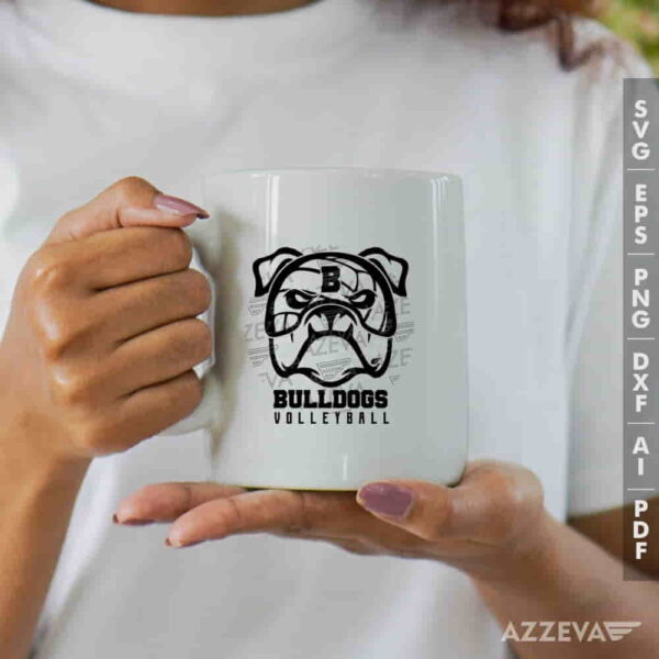 Bulldogs Volleyball SVG Mug Design azzeva.com 22100875