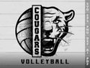 Cougars Volleyball SVG Design azzeva.com 22100507