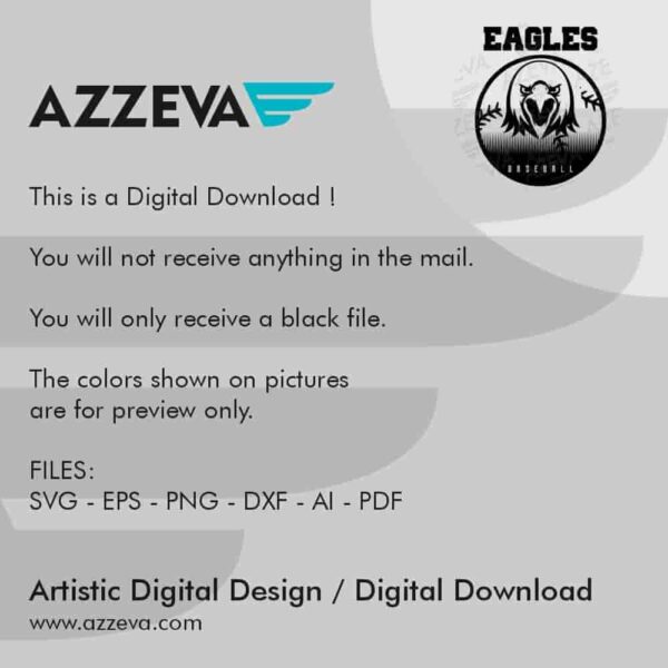 Eagles Baseball SVG Design Read me azzeva.com 22105084