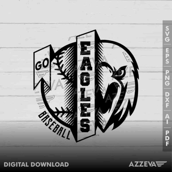 Eagles Baseball SVG Design azzeva.com 22100467