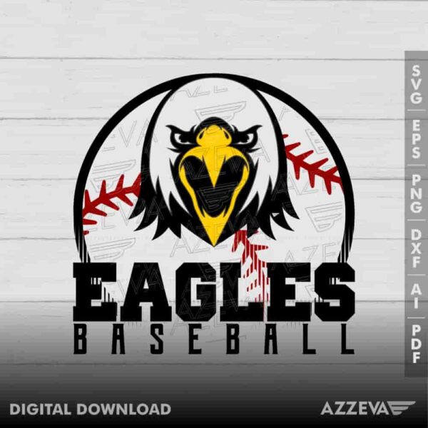 Eagles Baseball SVG Design azzeva.com 22105085