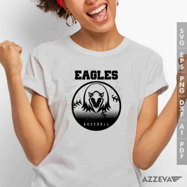 Eagles Baseball SVG Tshirt Design azzeva.com 22105084