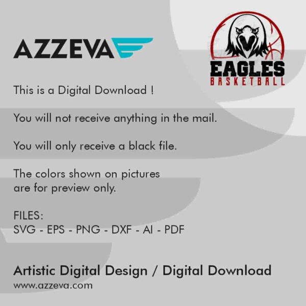 Eagles Basketball SVG Design Read me azzeva.com 22105072