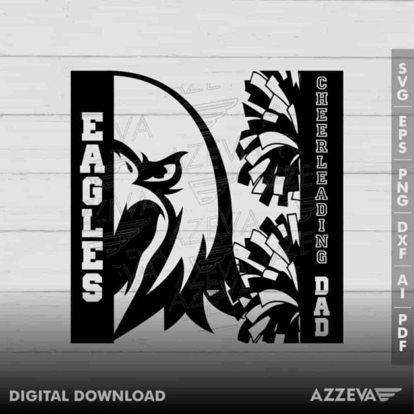 Eagles Cheerleading Dad SVG Design azzeva.com 22105117