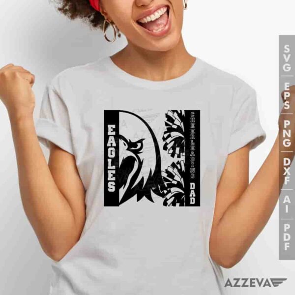 Eagles Cheerleading Dad SVG Tshirt Design azzeva.com 22105117