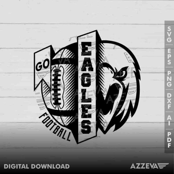 Eagles Football SVG Design azzeva.com 22100464