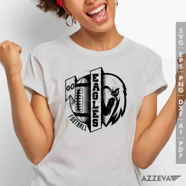 Eagles Football SVG Tshirt Design azzeva.com 22100464