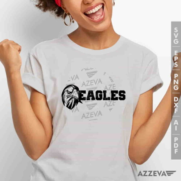 Eagles Logo SVG Tshirt Design azzeva.com 22100274