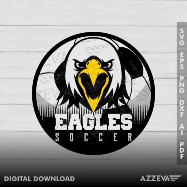 Eagles Soccer SVG Design azzeva.com 22105111