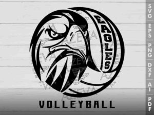 Eagles Volleyball SVG Design azzeva.com 22100015