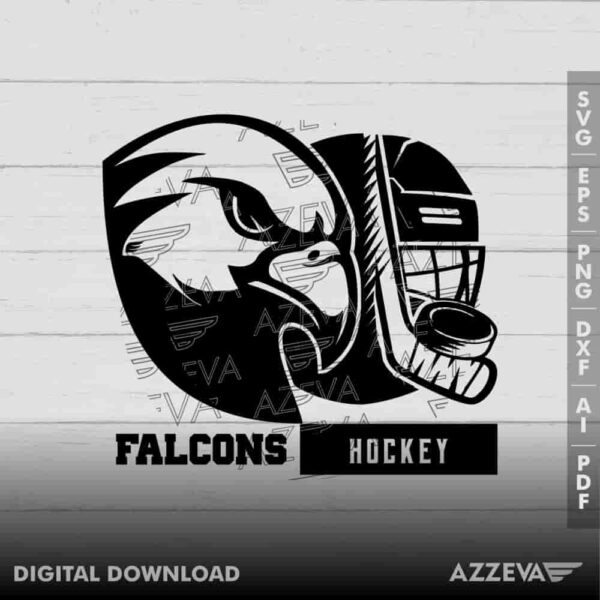 Falcons Hockey SVG Design azzeva.com 22100979