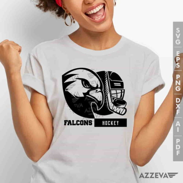 Falcons Hockey SVG Tshirt Design azzeva.com 22100979