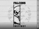 Falcons Instinct SVG Design azzeva.com 22100994