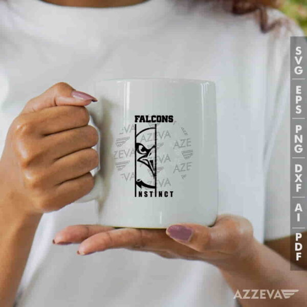 Falcons Instinct SVG Mug Design azzeva.com 22100994
