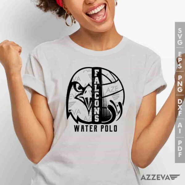 Falcons Water Polo SVG Tshirt Design azzeva.com 22100944
