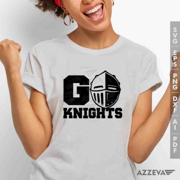 Go Knights SVG Tshirt Design azzeva.com 22105520