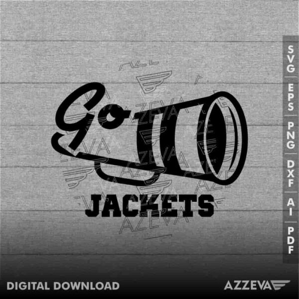 Jackets Go Megaphone SVG Design azzeva.com 22100734