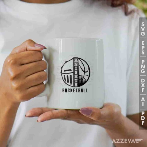 Knights Basketball SVG Mug Design azzeva.com 22105456