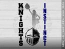 Knights Cheerleading Instinct SVG Design azzeva.com 22105539