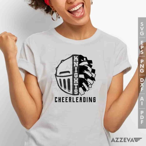 Knights Cheerleading SVG Tshirt Design azzeva.com 22105461