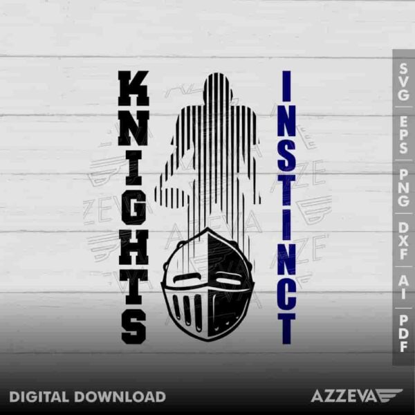 Knights Football Instinct SVG Design azzeva.com 22105532