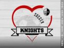 Knights Soccer Heart SVG Design azzeva.com 22105484