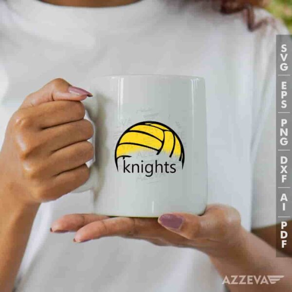 Knights Volleyball SVG Mug Design azzeva.com 22105526