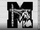 Longhorns In M Letter SVG Design azzeva.com 22100814
