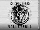 Minutemen Volleyball SVG Design azzeva.com 22100353
