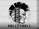 Mohawks Volleyball SVG Design azzeva.com 22100632