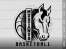 Mustangs Basketball SVG Design azzeva.com 22100473