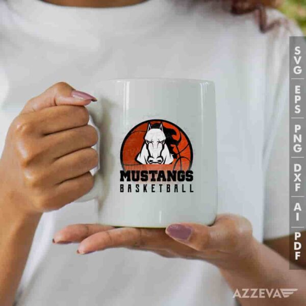 Mustangs Basketball SVG Mug Design azzeva.com 22105389