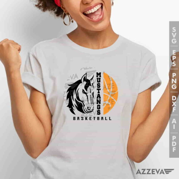 Mustangs Basketball SVG Tshirt Design azzeva.com 22100270