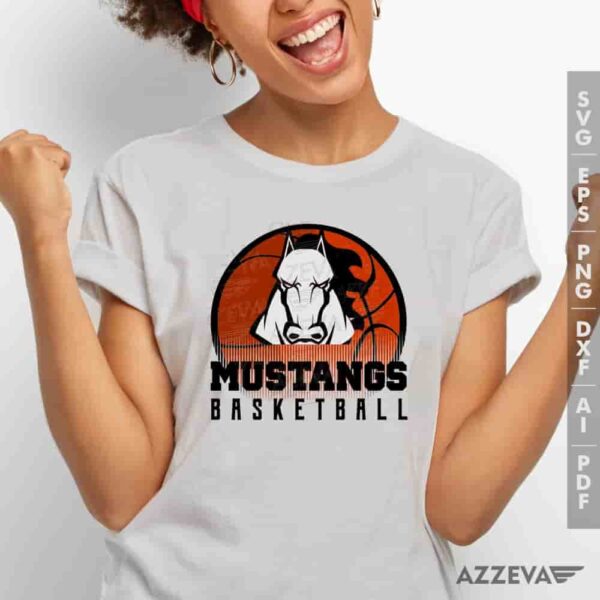 Mustangs Basketball SVG Tshirt Design azzeva.com 22105389