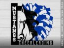 Mustangs Cheerleading Blue And Whit SVG Design azzeva.com 22105448