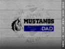 Mustangs Dad SVG Design azzeva.com 22100133