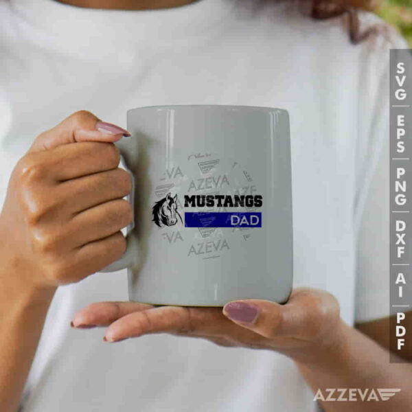 Mustangs Dad SVG Mug Design azzeva.com 22100133